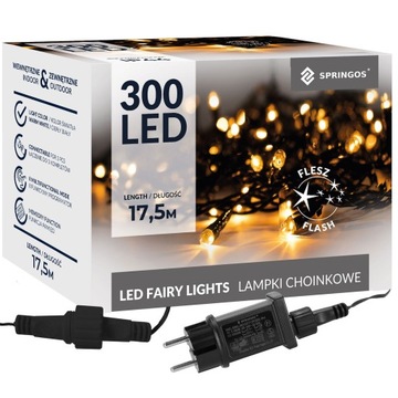 300LED РОЖДЕСТВЕНСКИЕ ОГНИ НАРУЖНЫЕ СВЕТОВЫЕ ЗАВЕСЫ IP44 ТЕПЛЫЙ БЕЛЫЙ ВСПЫШКА