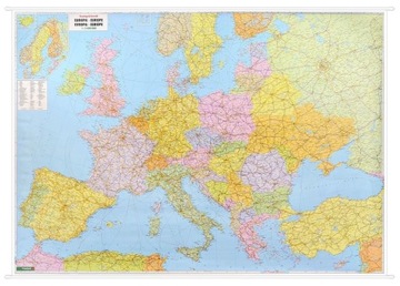 EUROPA XXL MAPA ŚCIENNA ADMINISTRACYJNO-DROGOWA FB