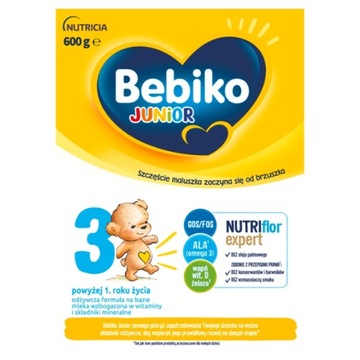 Бебико Юниор 3 для детей от 1 года 600 г