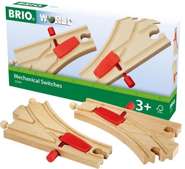 BRIO TORY MECHANICZNA ZWROTNICA ZESTAW 2 ELEMENTY
