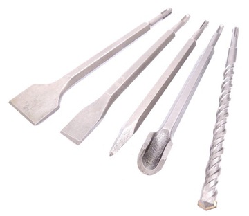 НАБОР СВЕРЛ И ДОЛОТО SDS+ СВЕРЛА ПО БЕТОНУ 17 шт.