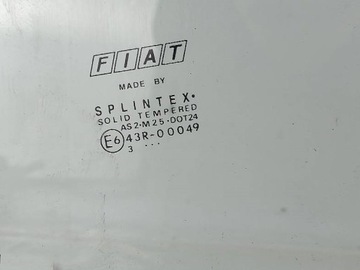 SKLO (OKNO) DVEŘE LEVÝ ZADNÍ FIAT IDEA (350_) MPV