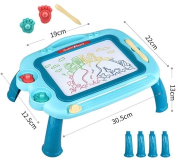 СТОЛ ЗНИКОПИСА, МАГНИТНАЯ ДОСКА + ПЕЧАТИ