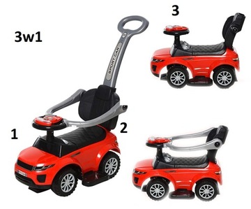 ПОКАЗАТЬСЯ НА МАШИНЕ-ПУШЕРЕ 3 В 1 АВТОМОБИЛЬ ДЕТСКИЙ БОЛЬШОЙ АВТОМОБИЛЬНЫЙ СИГНАЛ КРАСНЫЙ
