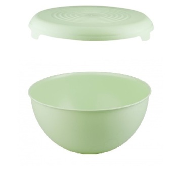 MISKA + POKRYWKA NA SAŁATĘ PRACTIC 19 CM 1,5 L ZIIELONY
