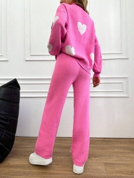 Damski Golf Love Wzorzyste Swetry 2 szt./zestaw