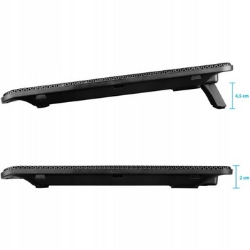 ОХЛАЖДАЮЩАЯ ПОДСТАВКА ДЛЯ НОУТБУКОВ 12–17 ДЮЙМОВ