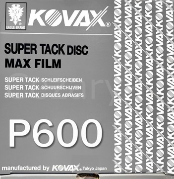 Kovax krążki ścierne MAXFILM P600 15otw. 50 szt.