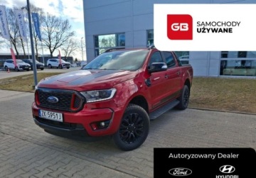 Ford Ranger V Podwójna kabina Facelifting 2019 2.0 EcoBlue 213KM 2022 Ford Ranger Ford Ranger 2.0 EcoBlue 213KM Automat 4X4 SalonPL FV23 2.0