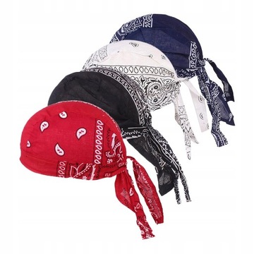 4 мужские кепки Durag с черепом