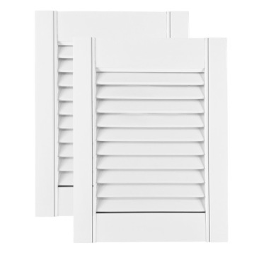 Fronty Meblowe Białe Ażurowe Drzwiczki 2 Sztuki