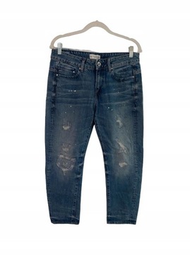 S8999 G-STAR RAW MIDGE LOW BOYFRIEND 7/8 SPODNIE JEANSOWE DAMSKIE W28 L30