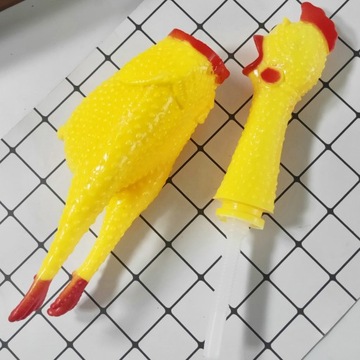 Кричащая игрушка-цыпленок снимает стресс и беспокойство. Игрушка в форме курицы издает забавный звук.