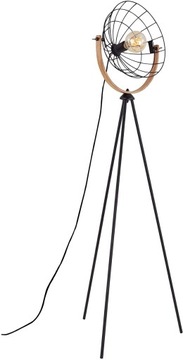lampa stojąca lampa studyjna retro vintage z przełącznikiem kablowym E27