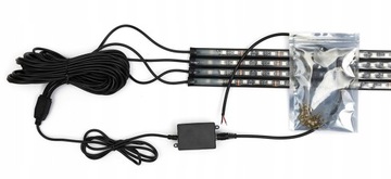 ПОДСВЕТКА ДНЯ АВТОМОБИЛЯ Полосы LED RGB Неон Набор ТЮНИНГ ANDROID Смартфон
