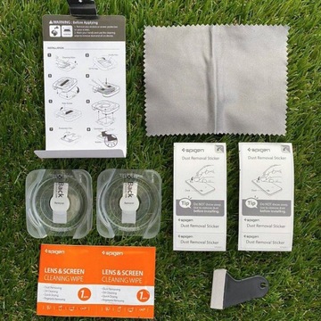 Защитное стекло Spigen для Galaxy Watch 7 40мм, стекло с аппликатором, 2 шт.