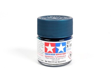 MODELARSKA FARBA AKRYLOWA NIEBIESKA METALIK TAMIYA 10ml X-13 METALLIC BLUE