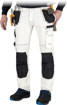 Джинсовые брюки ELASTIC JEANS WHITE WORK мужские джинсы JEANS415 58