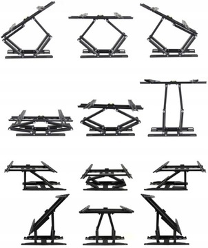 UNIWERSALNY OBROTOWY WIESZAK TELEWIZOR UCHWYT TV Slim VESA 50 55 60 65 cali