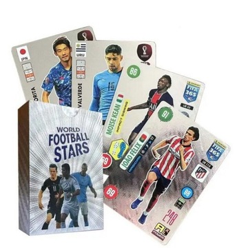 АЛЬБОМ ДЛЯ ФУТБОЛЬНЫХ КАРТ 432 + БЕСПЛАТНО 55 КАРТ ЗОЛОТО ЧЕРНОЕ СЕРЕБРЯНОЕ РАДУГА