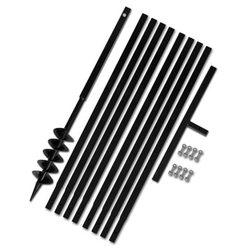 ŚWIDER DO ZIEMI GLEBY RĘCZNY DOŁOWNIK WIERTŁO 9 m 100 mm