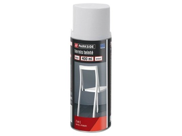 PARKSIDE LAKIER W SPRAYU BIAŁY POŁYSK 2w1 400 ml