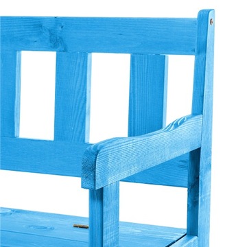 ДЕРЕВЯННАЯ ПАРКОВАЯ САДОВАЯ СКАМЬЯ СО СПИНКОЙ 120 СМ ТЕРРАСА С КОРОБКОЙ