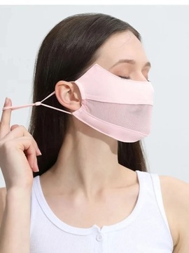 Женская маска Ice Silk из тонкой дышащей сетки.