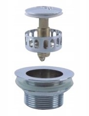 WM150 METALOWY Korek KLIK / KLAK z Sitkiem BRODZIK / WANNA