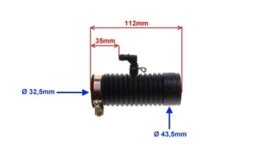 РЕЗИНОВЫЙ ВОЗДУХОЗАБОРНИК 4Т СКУТЕР
