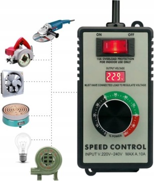 Регулятор скорости двигателя, напряжение переключения 4000W 230V