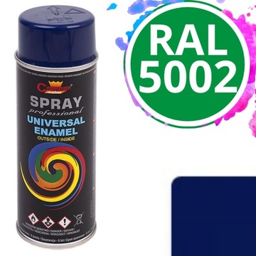 Farba uniwersalna Spray Champion 400 ml RAL 5002