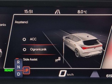 Cupra Leon II Hatchback PHEV 1.4 e-Hybrid 245KM 2022 Cupra Leon VZ 245KM ACCKeyless Kamera Martwe pole 1.4 Hybryda Plug-in, zdjęcie 22
