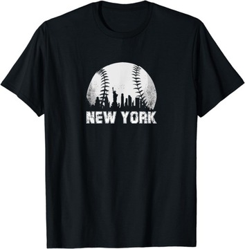 New York City Skyline Baseball Lover T-Shirt