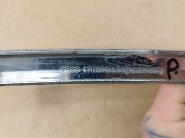 LIŠTA CHRÓM PRAVÁ NÁRAZNÍK PŘEDNÍ JAGUAR S-TYPE FACELIFT 04-08