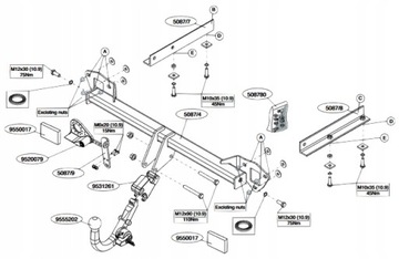 ODEPÍNACÍ ZAŘÍZENÍ(HÁK) TÁŽNÝ THULE SUBARU IMPREZA GH