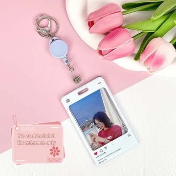 Etui na karty akrylowe koreański etui na karty Kpop Idol okno dialogowe
