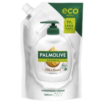 Palmolive Naturals Milk & Almond Mydło w płynie do rąk zapas 500 ml