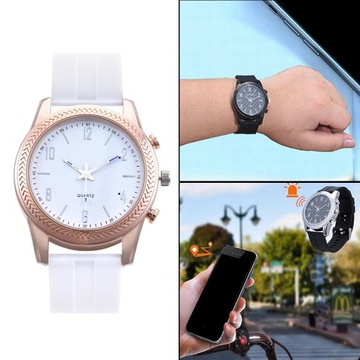 Часы с кварцевым динамиком и указателем, голосовой помощник, белые