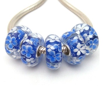 CHARMS ZAWIESZKA KORALIK SZKŁO MURANO BEADS