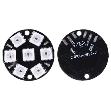 10 светодиодов RGB CJMCU WS2812 5050 ПЛАТА