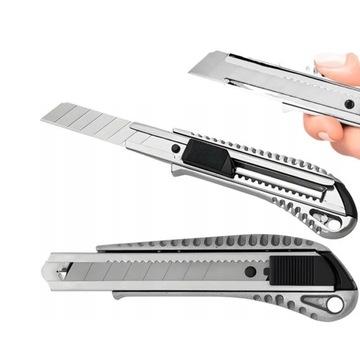 Универсальный нож для резки обоев, 18 мм, ломающееся лезвие