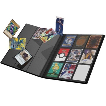 Коллекционный альбом карт Pokemon, желтая папка для футбольных карточек NBA 360 MTG