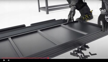 МЕТАЛЛИЧЕСКАЯ ПОЛКА черная складская 200х100х40 для гаража, подвала, офиса ДОДАС