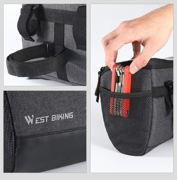 Сумка на руль велосипеда Westbiking с держателем для телефона