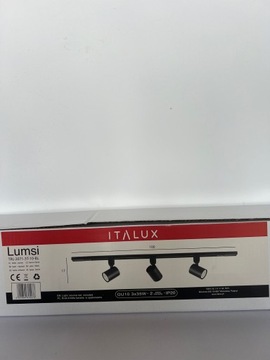 Reflektor Listwa sufitowa czarna LUMSI TRL-2071-3T-10-BL