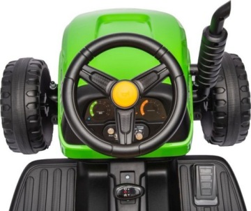 ТРАКТОР С ПРИЦЕПОМ ДЛЯ МАЛЫША 12В АККУМУЛЯТОР 90ВТ ПУЛЬТ ДИСТАНЦИОННОГО УПРАВЛЕНИЯ