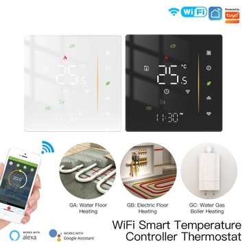 Светодиодный термостат Zigbee TUYA Газовый/водяной нагреватель GC