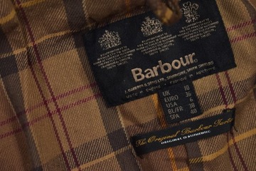 Barbour International Tartan Biker Wax Damska / 36