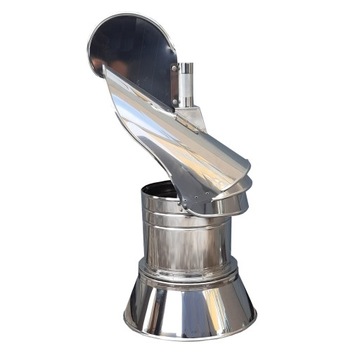 ПОВОРОТНАЯ ЗАГЛУШКА ДЛЯ ДЫМОХОДА СИСТЕМЫ 200